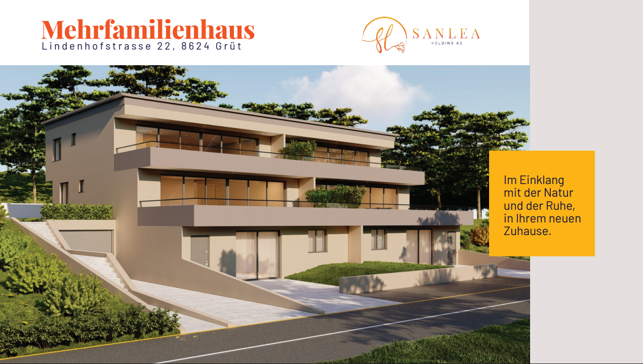 Mehrfamilienhaus exterior render catalog page